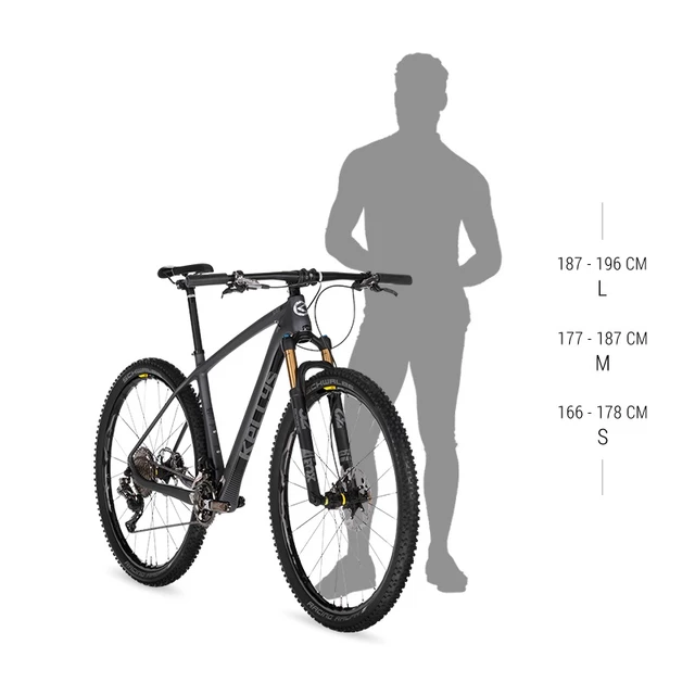 Horský bicykel KELLYS HACKER 70 29" - model 2019 - S (16,5")
