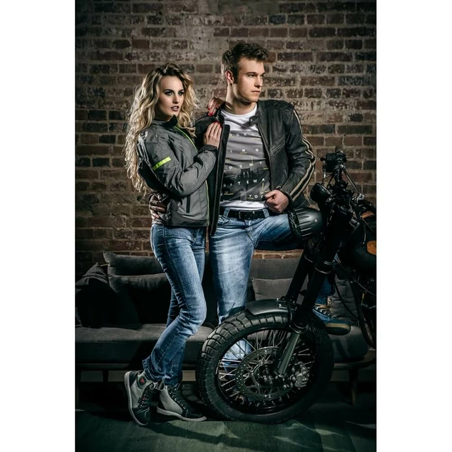 Pánské moto jeansy City Nomad Jack Iron - S