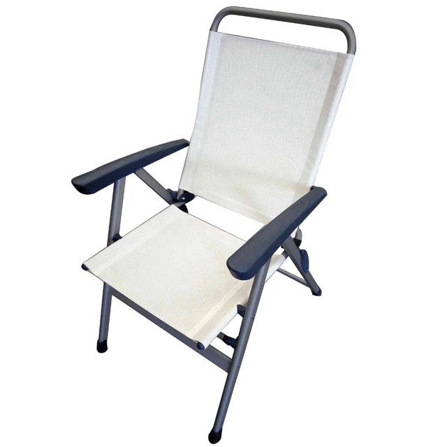 FERRINO Slim Klappbarer Sessel - blau - beige