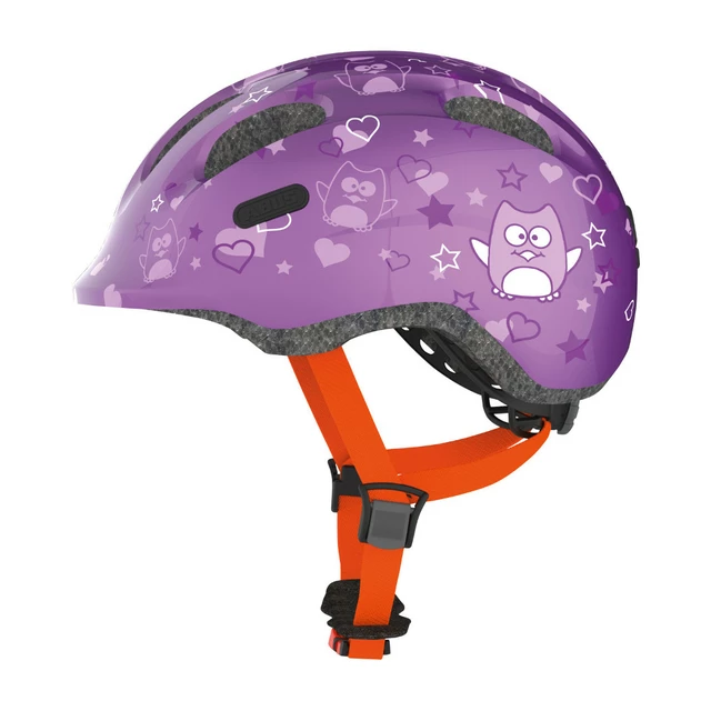 Children’s Bike Helmet Abus Smiley 2.0 - Rose Princess - Purple Star