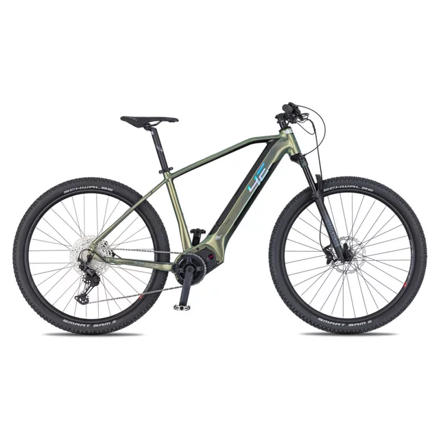 Horské elektrokolo 4EVER Exstream PRO 820Wh 29" - model 2025 - snake green/hologram
