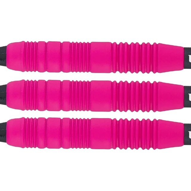 Lotki do darta Unicorn Core Plus Rubberised Brass Pink 3 szt