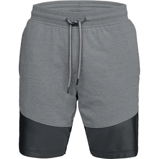 Pánske kraťasy Under Armour Threadborne Terry Short - Black/Black