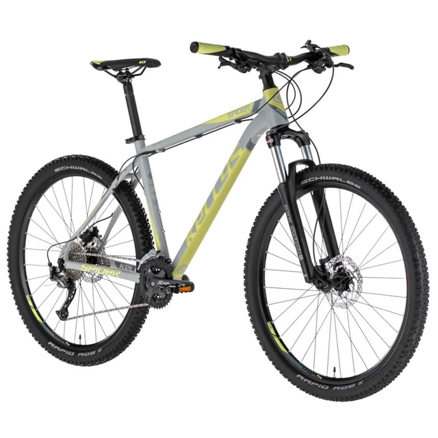 Mountain Bike KELLYS SPIDER 70 27.5” – 2020 - Grey Lime, M (19'')