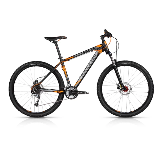 Mountain Bike KELLYS SPIDER 30 27.5” – 2017 - Grey Blue - Dark Orange