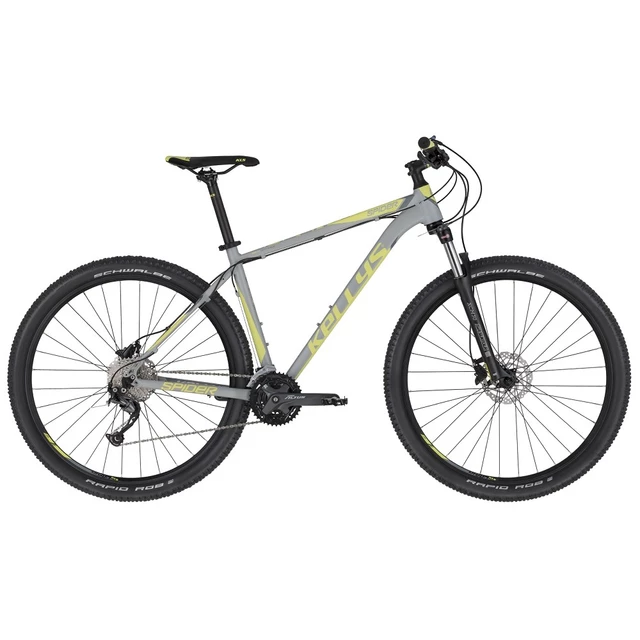 Mountain Bike KELLYS SPIDER 70 27.5” – 2020 - Red - Grey Lime