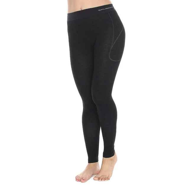 Női activewear nadrág Brubeck Active Wool - fekete