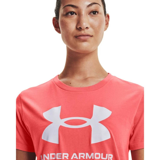 Women’s T-Shirt Under Armour Live Sportstyle Graphic SSC - Hot Pink
