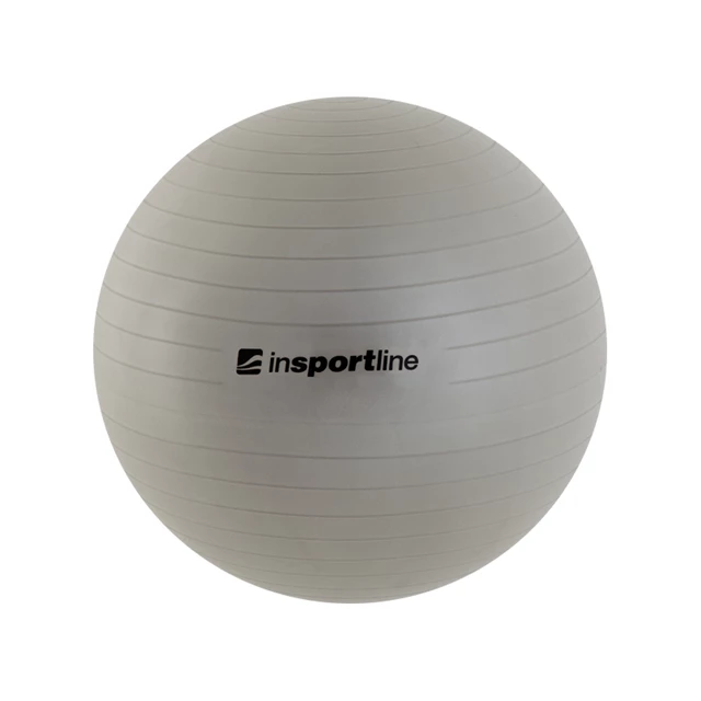 Gymnastic ball inSPORTline Comfort Ball 45 cm - Purple - Grey