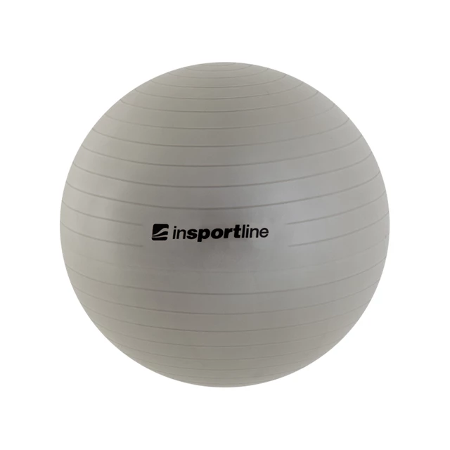 Gymnastic ball inSPORTline Comfort Ball 55 cm - Grey - Grey