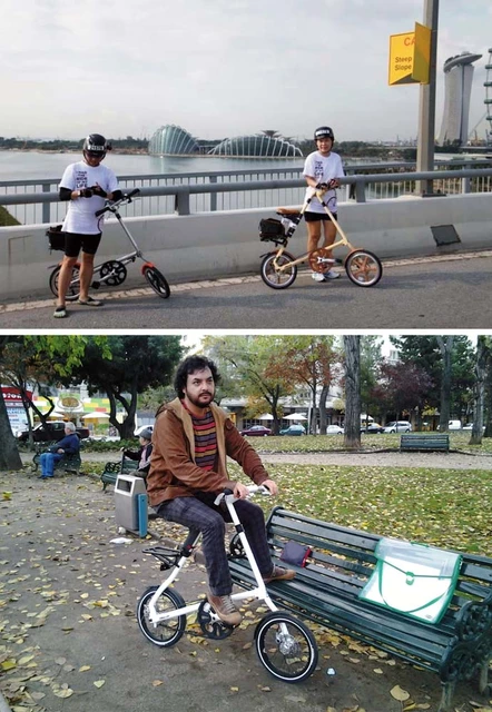 Skladací bicykel Kellys Strida Metropolis - strieborná