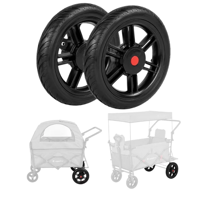 Náhradní zadní kolečka pro přepravní vozíky StrollKidz a StrayPaws 5,5x29 cm (2,2 x 12“) 2ks