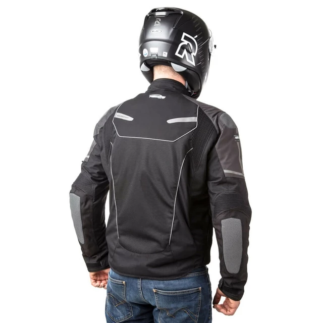 Summer Airbag Jacket Helite Vented - Black-Grey