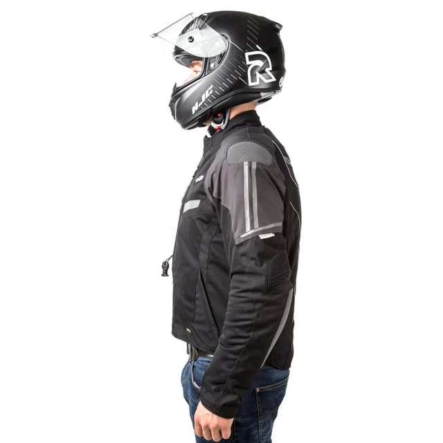 Summer Airbag Jacket Helite Vented - Black-Grey