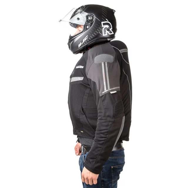 Summer Airbag Jacket Helite Vented - Black-Grey