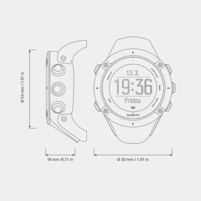 Suunto Ambit3 Peak (HR) Sporttester