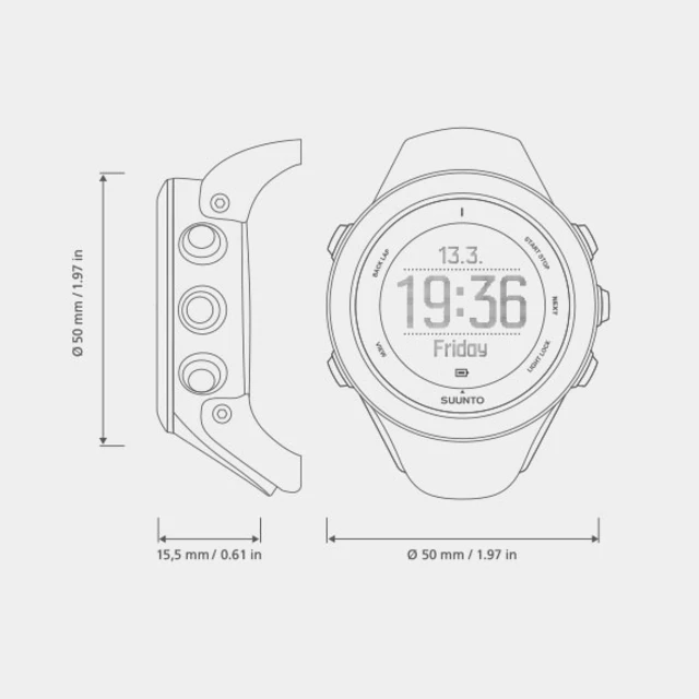 Outdoor Computer Suunto Ambit3 Sport - Black