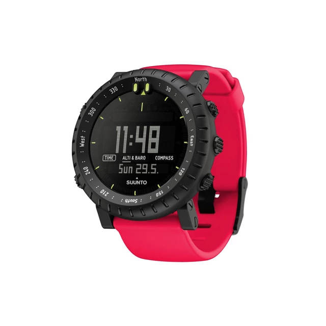 Outdoorový computer Suunto Core Blue Crush - červená