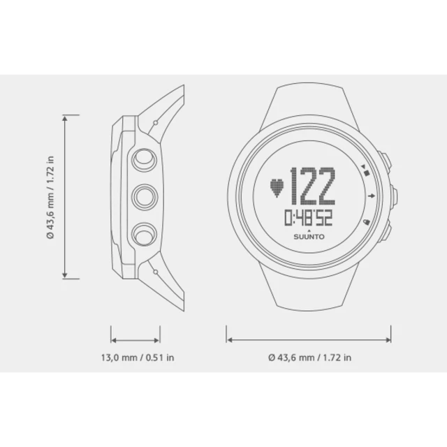 Sporttester Suunto M2 Men - černo-zelená