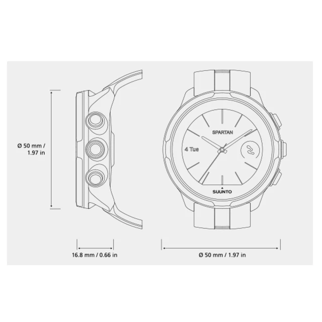 Sportovní hodinky SUUNTO Spartan Sport Wrist HR Blue - 2.jakost