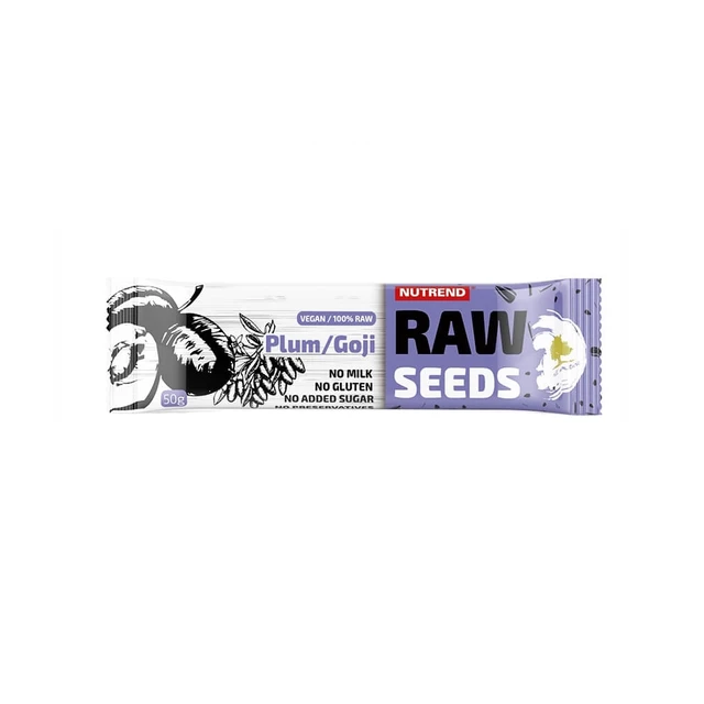 Raw Seeds Bar Nutrend 50g - Plum+Goji Berry