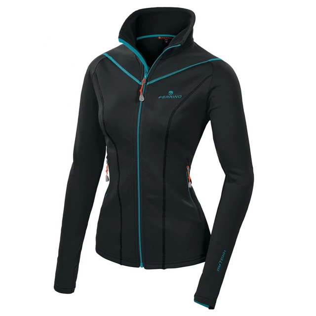 Women’s Sweatshirt FERRINO Tailly Jacket Woman New - Black - Black