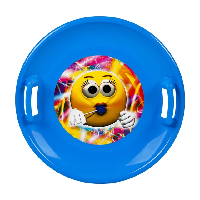 Snow Saucer STT - Orange Emoji Girl - Blue Emoji Girl