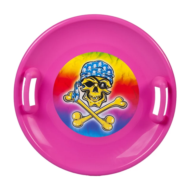 Snow Saucer STT - Pink Emoji Boy - Pink Pirate