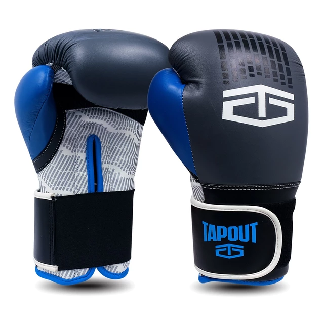 Boxerské rukavice Tapout Dynamo PU - 14oz - modrá