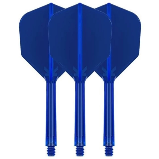 Dart Flights Target K-Flex No.6 Short – 3-Pack - Blue