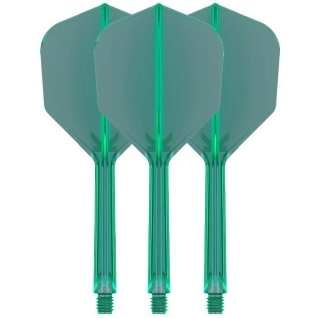 Dart Flights Target K-Flex No.6 In Between – 3-Pack - Green