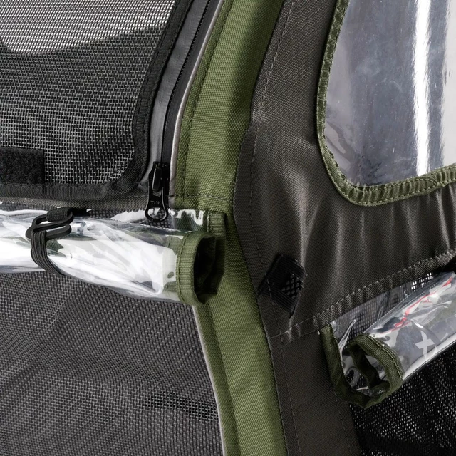 Dog Bicycle Trailer TaXXi M Dark Gray/Dark Green