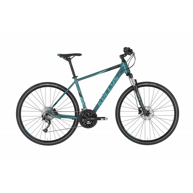Pánsky crossový bicykel KELLYS PHANATIC 30 28" 6.0 - Grey - Teal