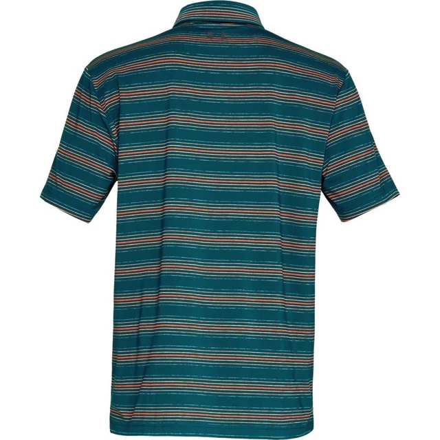 Pánske tričko Under Armour Playoff Polo - Techno Teal / Techno Teal / Rhino Gray