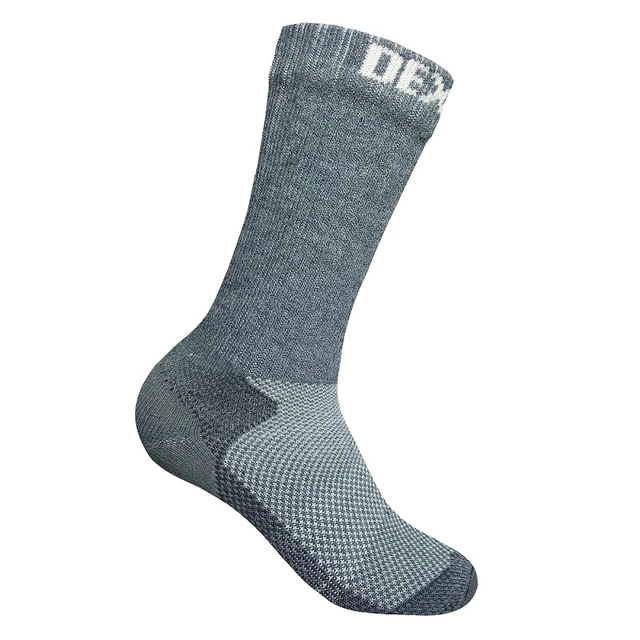 Nepremokavé ponožky DexShell Terrain Walking Sock - S - Heather Grey