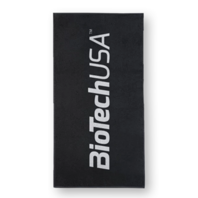 BiotechUsa törölköző 50x100 - Fekete - Fekete