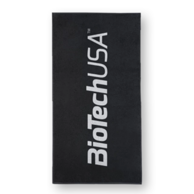 BiotechUsa törölköző 50x100 - Fekete