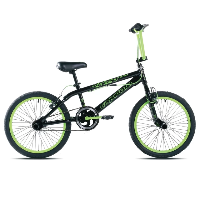 BMX kerékpár Capriolo Totem 20" - modell 2017 - fekete zöld - fekete zöld