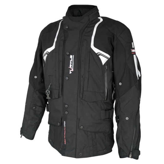 Airbag Jacket Helite Touring New Textile Black - XXL - Black