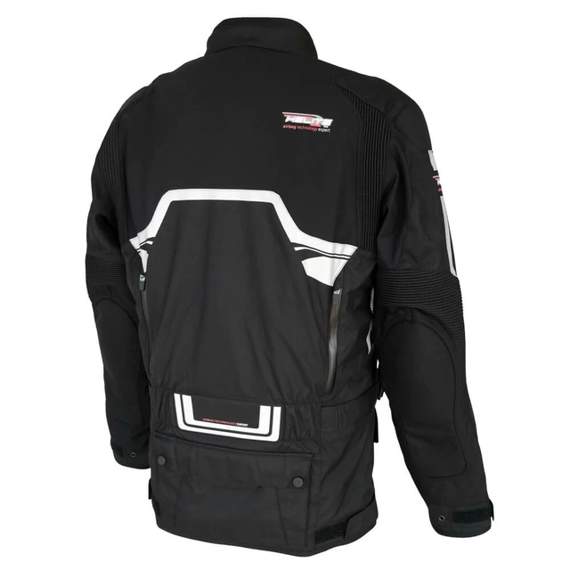 Helite Touring New Airbag-Jacke aus Textilmaterial schwarz - schwarz