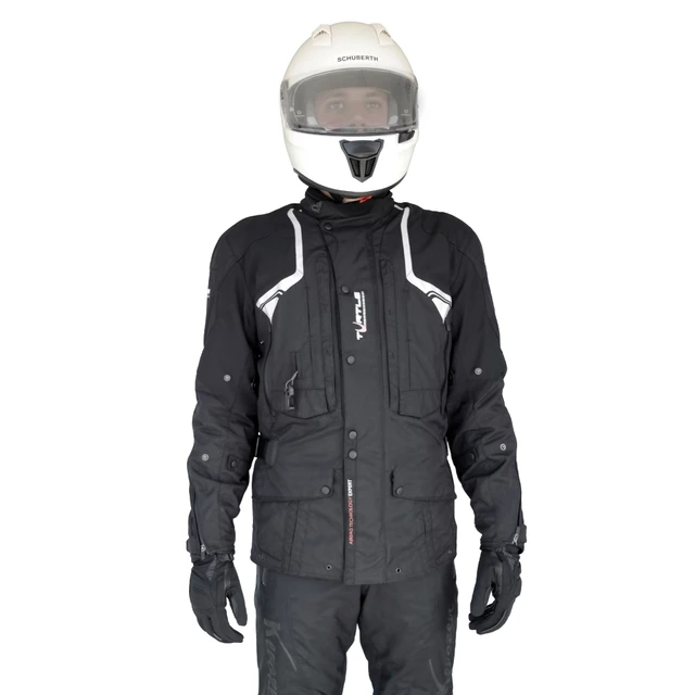 Helite Touring New Airbag-Jacke aus Textilmaterial schwarz