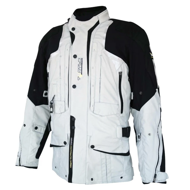 Airbag Jacket Helite Touring New Textile Gray - L - Light Grey