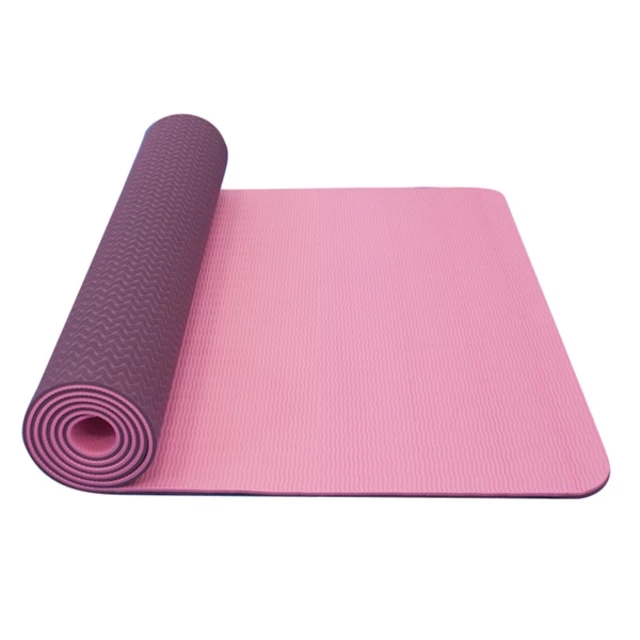 Dvouvrstvá podložka Yate Yoga Mat TPE New 173x61x0,6 cm - zelená