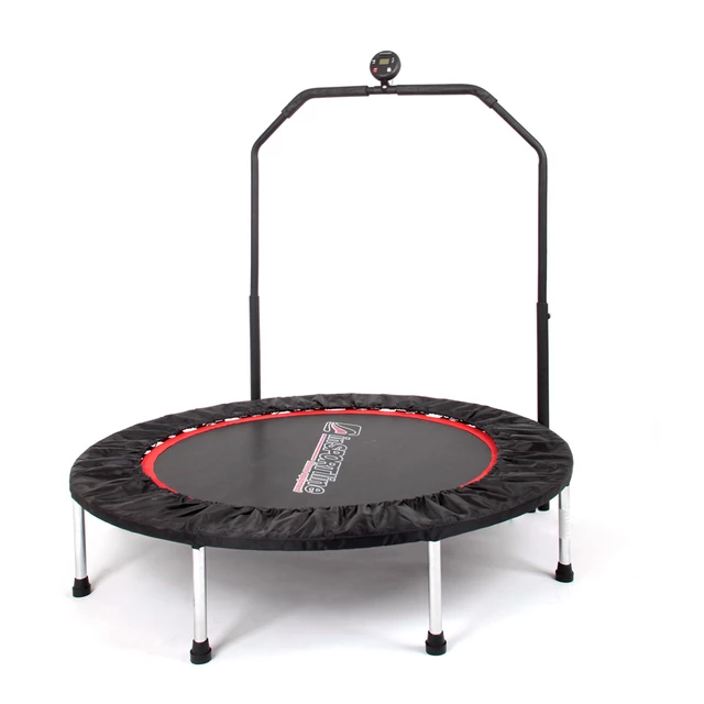 Trampolina fitness z poręczą inSPORTline PROFI Digital 122 cm - 2 JAKOŚĆ