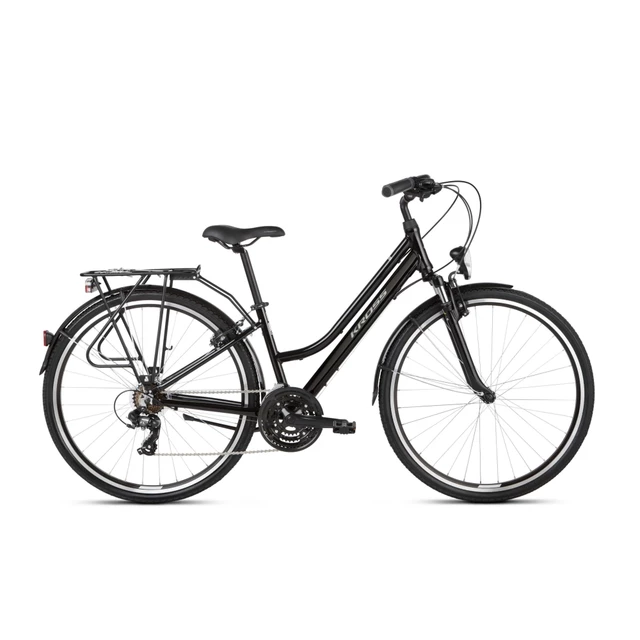 Dámské trekingové kolo Kross Trans 1.0 28" SR Gen 003 - černá/šedá (nová) - černá/šedá