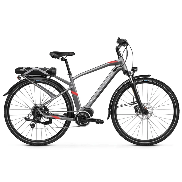 Kross Trans Hybrid 3.0 28" Trekkingelektrofahrrad - Modell 2019 - M (19'') - Graphite / Red Matte