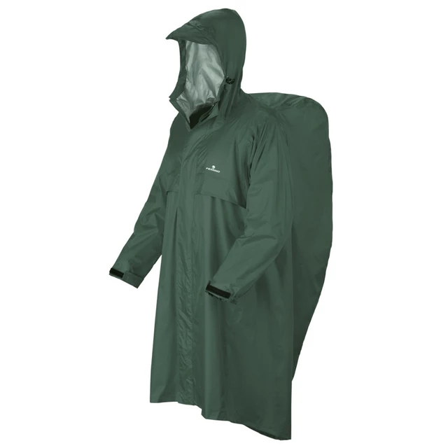 Płaszcz przeciwdeszczowy FERRINO Trekker S/M - Czerwony - Zielony