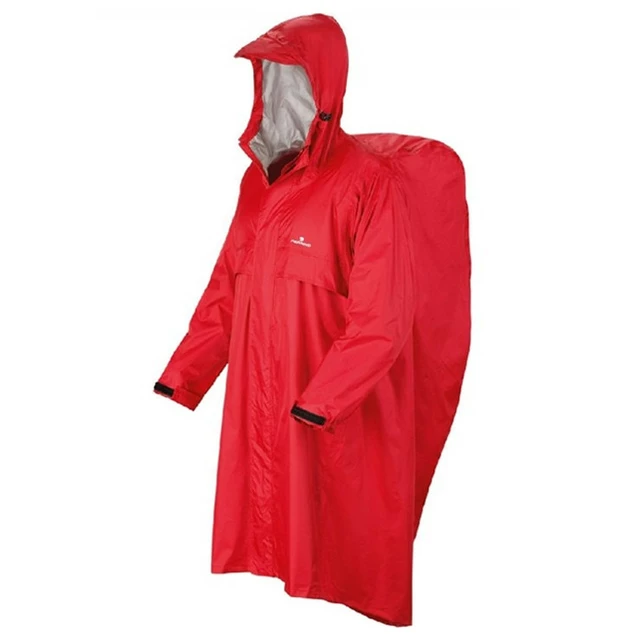 Raincoat FERRINO Trekker L/XL - Green - Red