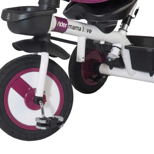 Three-Wheel Stroller/Tricycle with Tow Bar MamaLove Rider - Grey