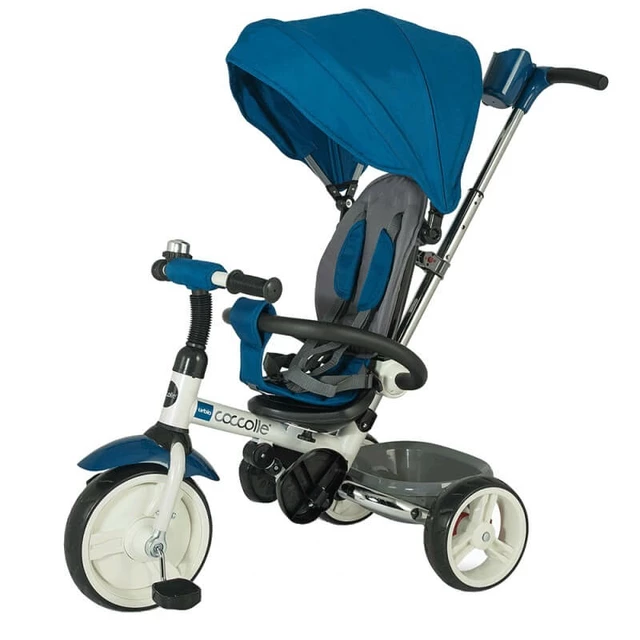 Three-Wheel Stroller/Tricycle with Tow Bar Coccolle Urbio - Blue - Blue